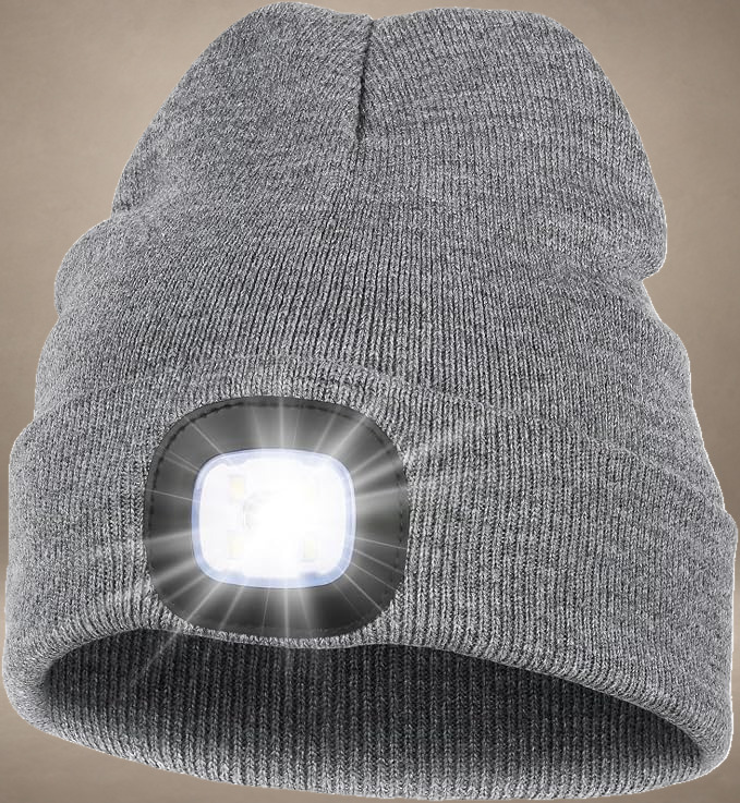 Rechargeable LED Headlamp Beanie