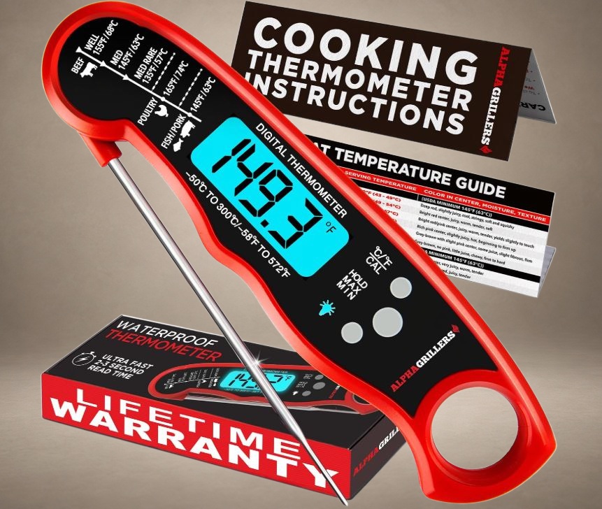 Alpha Grillers Instant-Read Meat Thermometer