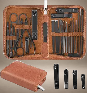 26-Piece Stainless Steel Grooming Kit