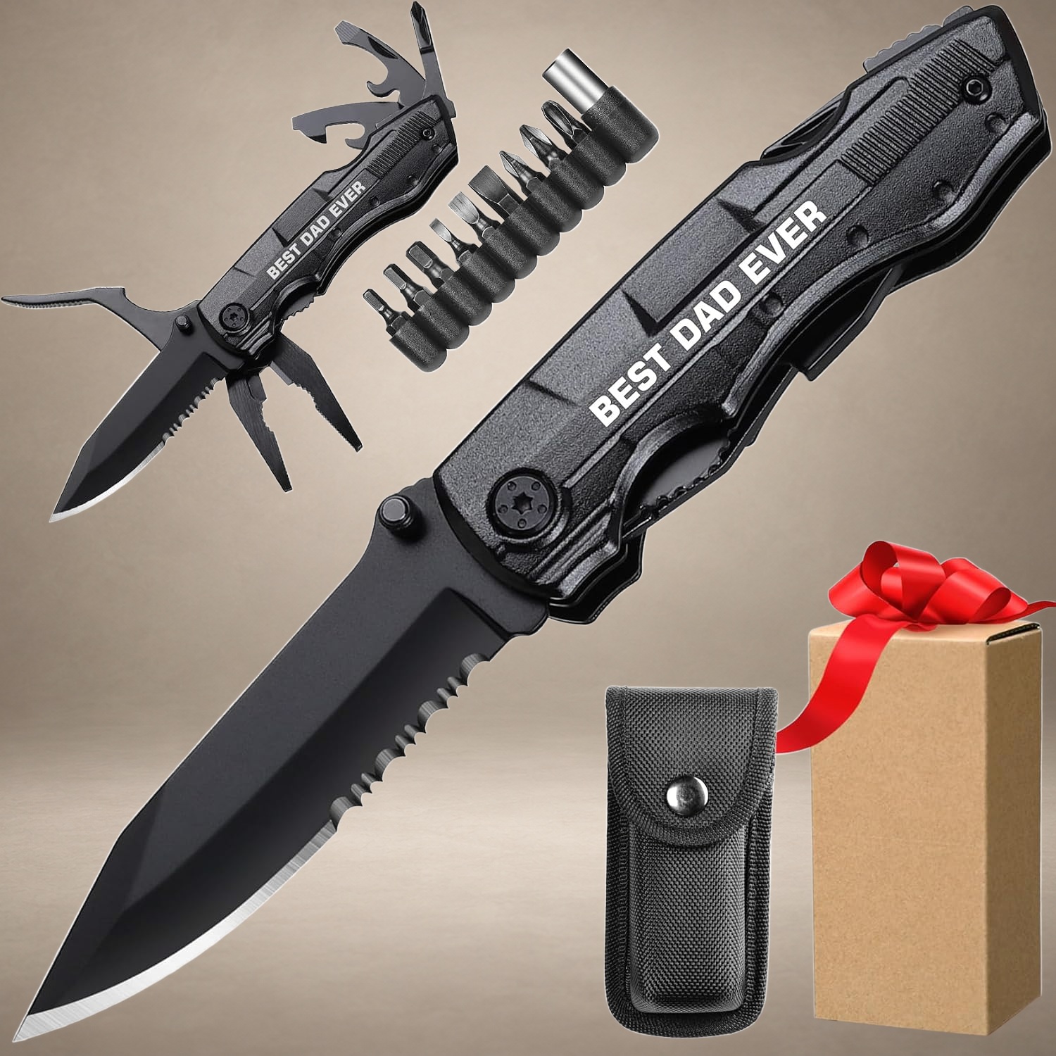 ZAVIT 'Best Dad Ever' 20-in-1 Multitool Knife