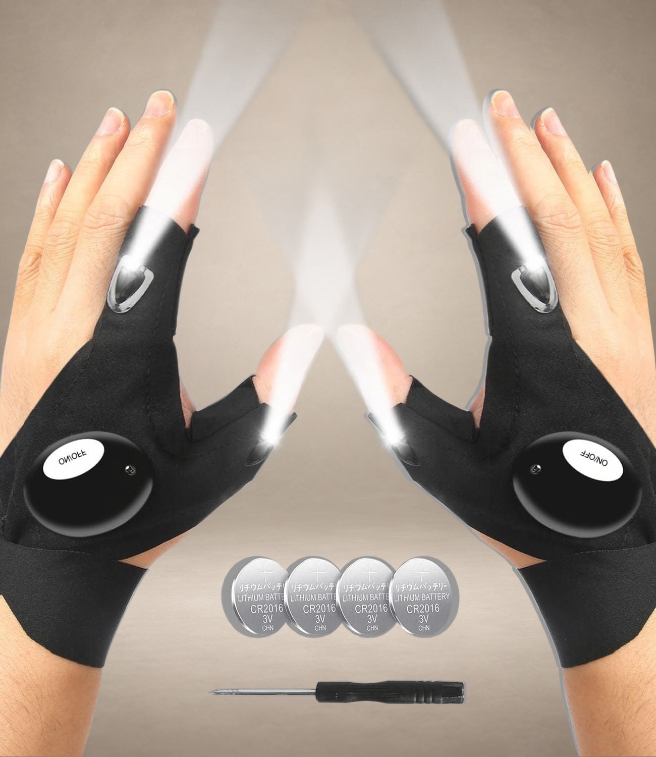 MOIPEJO LED Flashlight Gloves